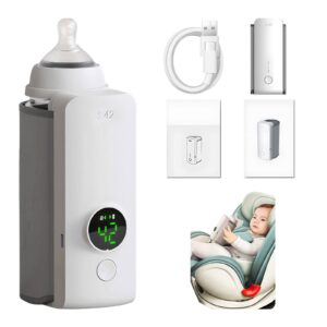 Portable Baby Bottle Warmer – USB Rechargeable Milk Heater