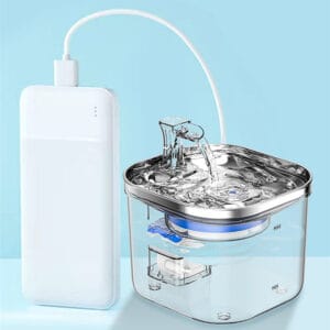 stainless steel pet water fountain