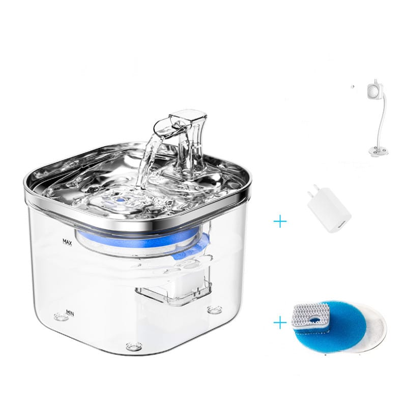 stainless steel pet water fountain